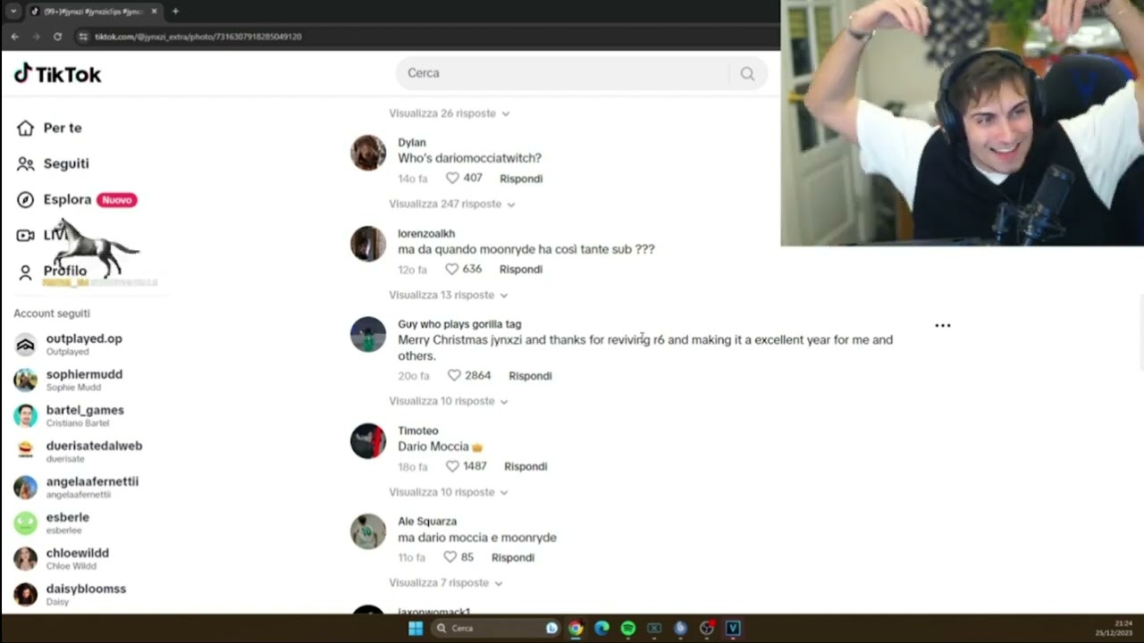 BLUR REACTION AI RECORD SUB E RISPOSTE AI COMMENTI DI TIK TOK🔥😂