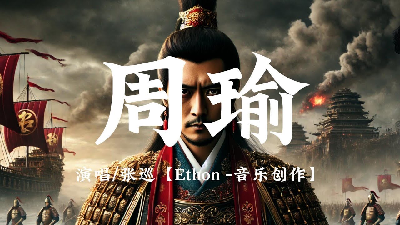 《周瑜》&mdash;MV&mdash;「赤壁戰神 | 赤壁風   赤壁火   焚盡萬軍斷帝國」♪【MV 高音質 動態歌詞/Dynamic Lyrics】
