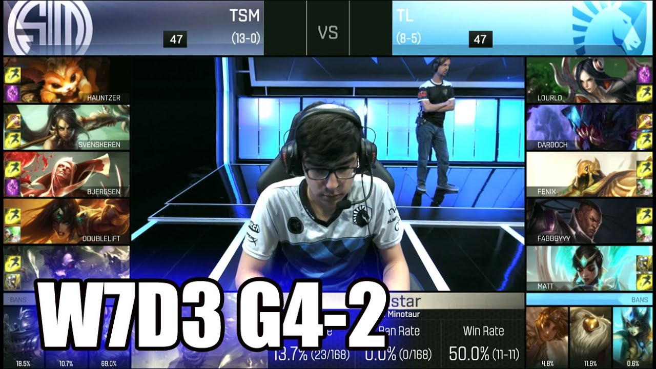 Team Liquid vs TSM | Game 2 S6 NA LCS Summer 2016 Week 7 Day 3 | TL vs TSM G2 W7D3 1080p