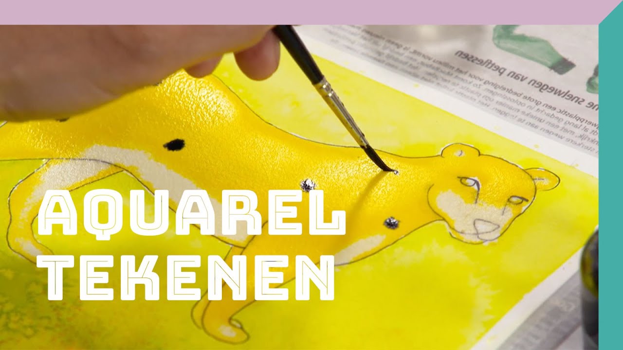 Maak je eigen aquarel tekening | Doe het zelf
