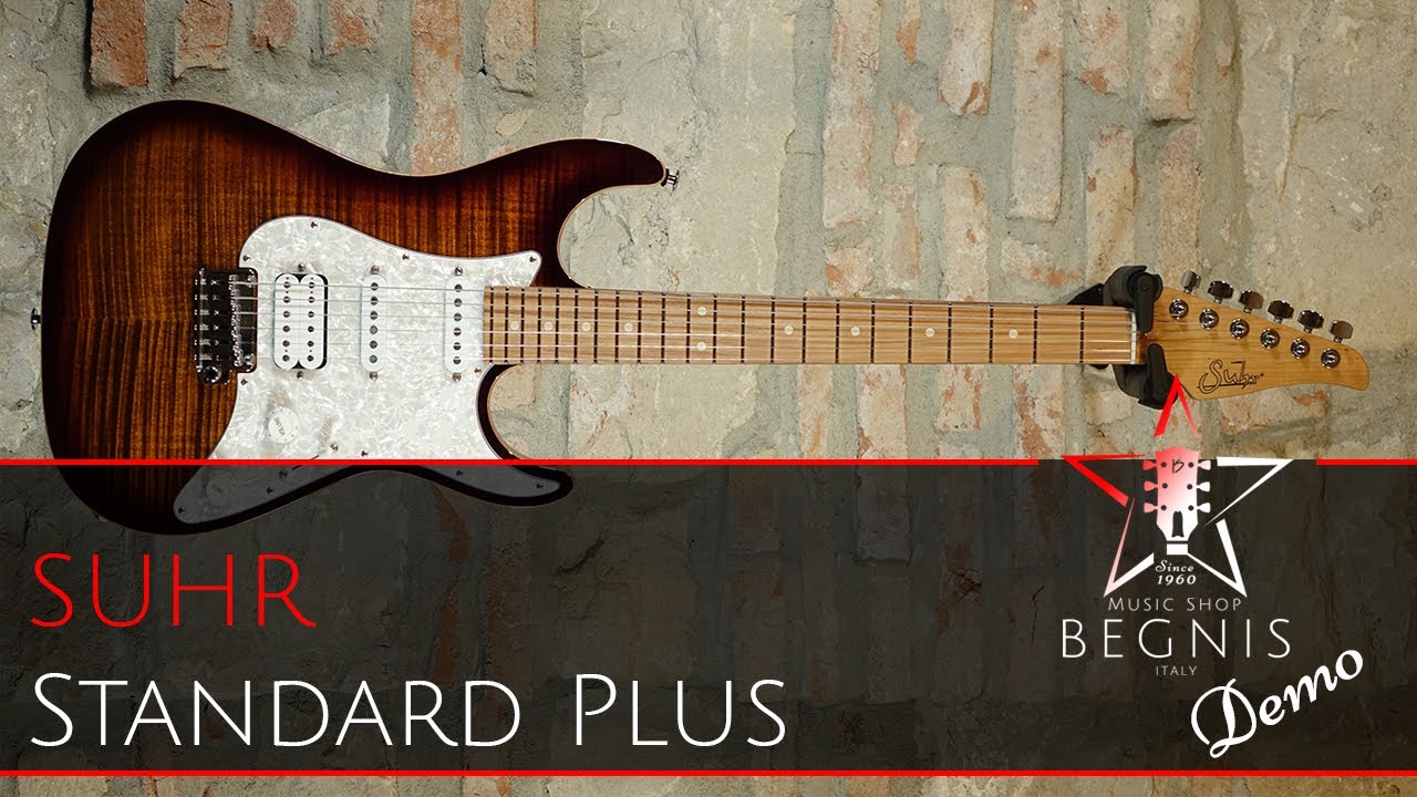 DEMO - SUHR STANDARD PLUS HSS in Suhr Hombre Head BrownFace