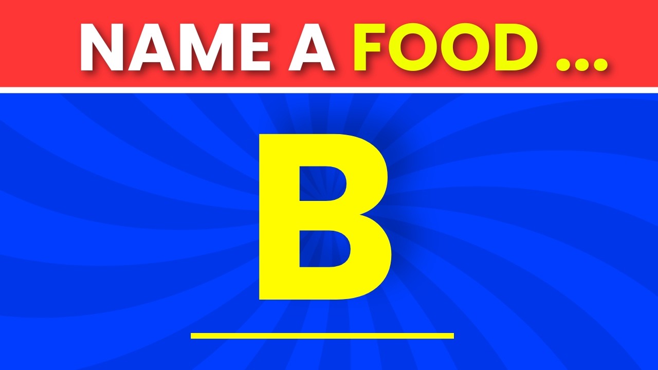 Word Association Quiz | Can You Name Them All? 🧠 ABC Letter Challenge 😱 Alphabet Quiz Challenge⚡🧠