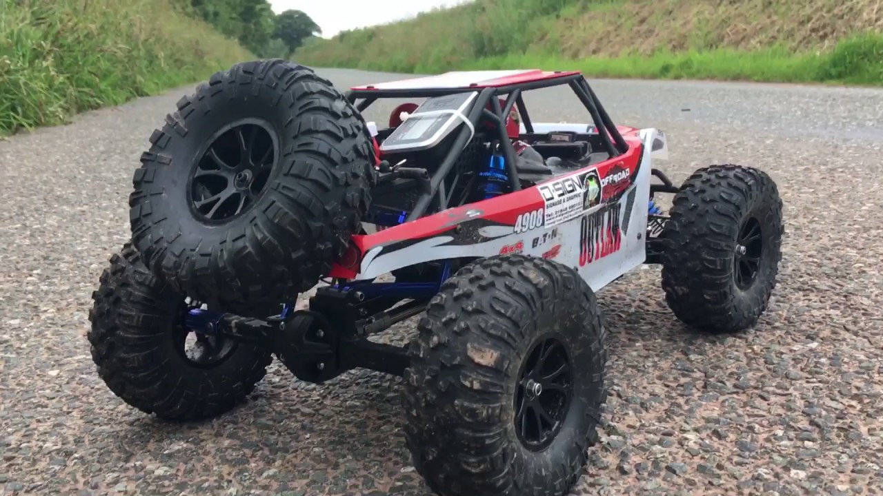 FTX Outlaw (Brushless)  3S Lipo   Speed Trial 4  (see description)