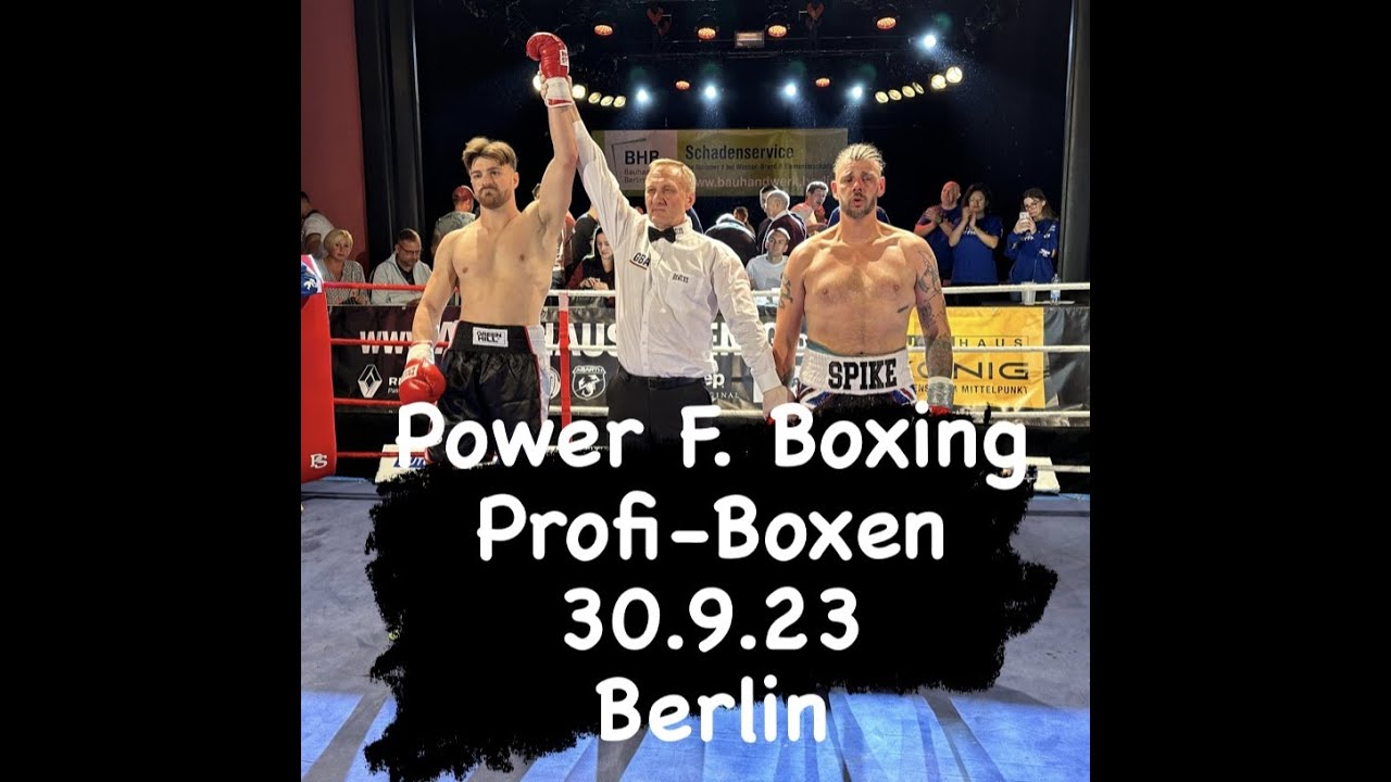 Profi-Boxen Powerfboxing Event am 30.09.23 #boxing