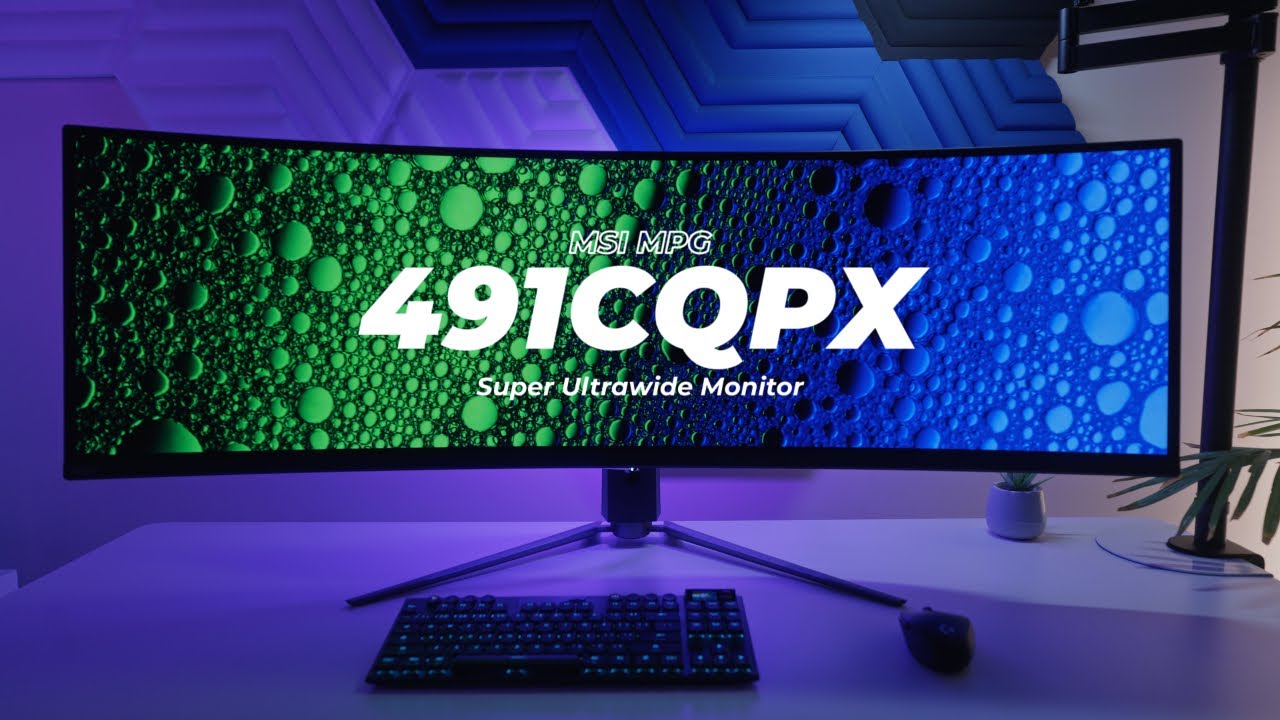 49-дюймовый монитор с частотой обновления 240 Гц 🔥MSI MPG 491CQPX QD-OLED