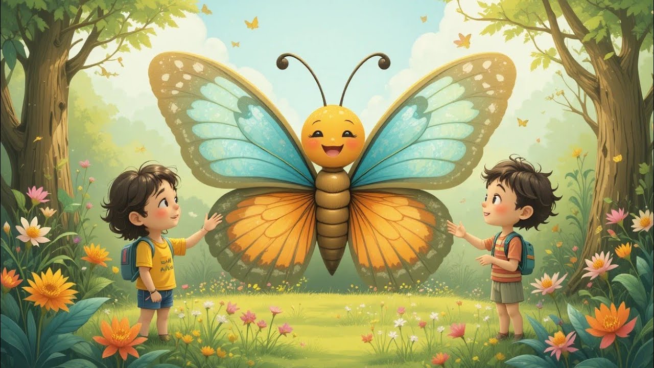 Titli Udi Bus Me Chadhi | Little Butterfly Bus Song | Nursery Rhymes kids song 