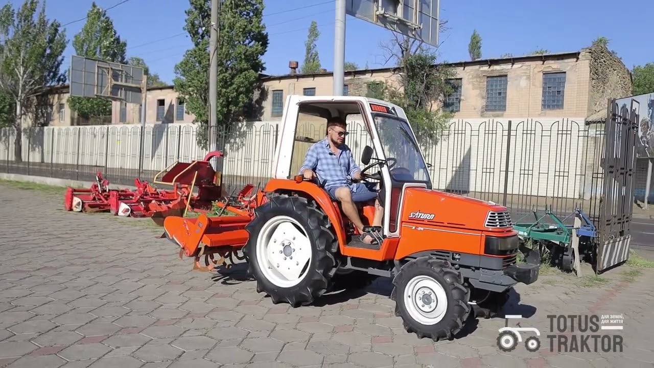 Огляд японського міні трактора Kubota Х-24 | Totus Traktor