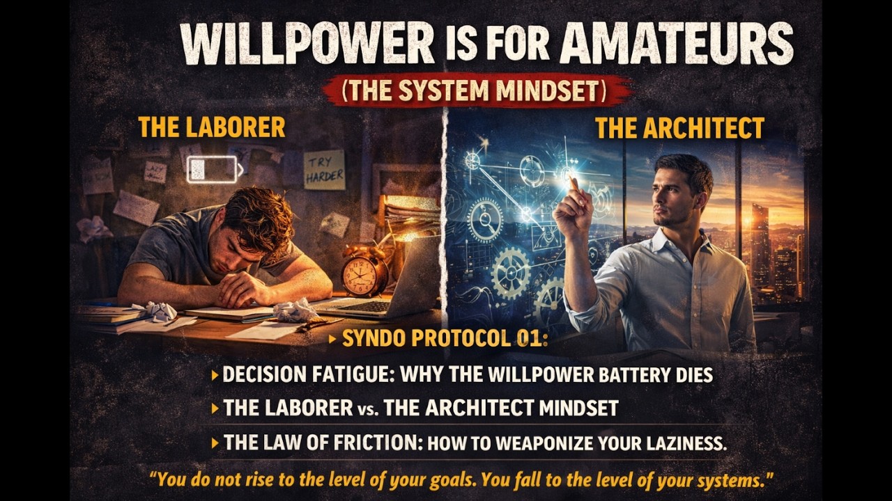 Willpower is for Amateurs (The System Mindset)