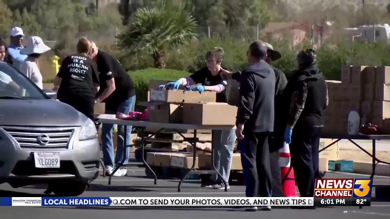 Hundreds of families get fresh food from Find Food Bank&rsquo;s mobile market distribution