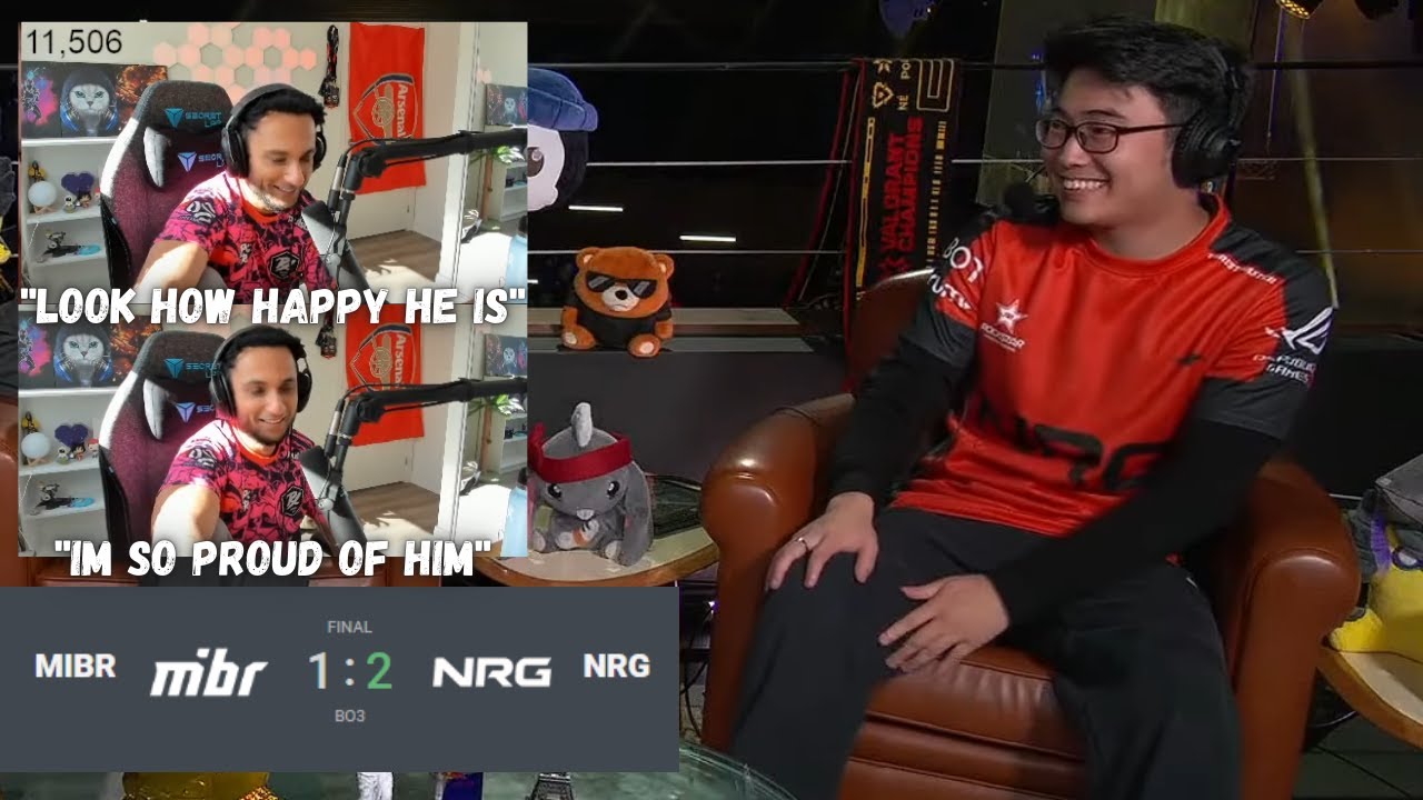 FNS Reacts to NRG S0m Wholesome Post Match Interview | Valorant Champions Paris