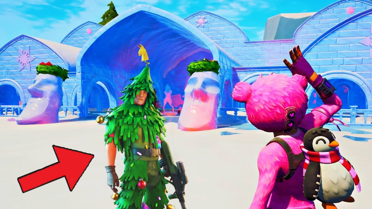 😮 CASA DE HIELO en NAVIDAD Aquí no hay quien viva Fortnite 249
