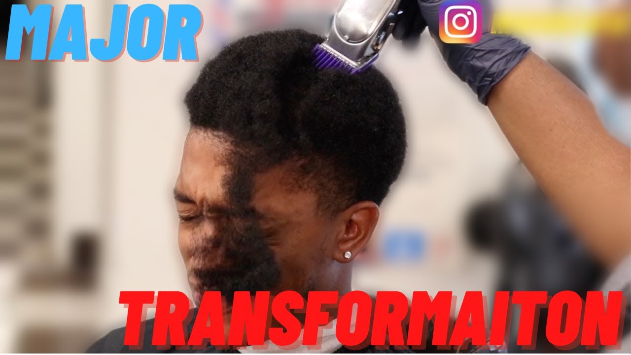 BIG TRANSFORMATION 🤯: AFRO TO WAVES 💈🔥