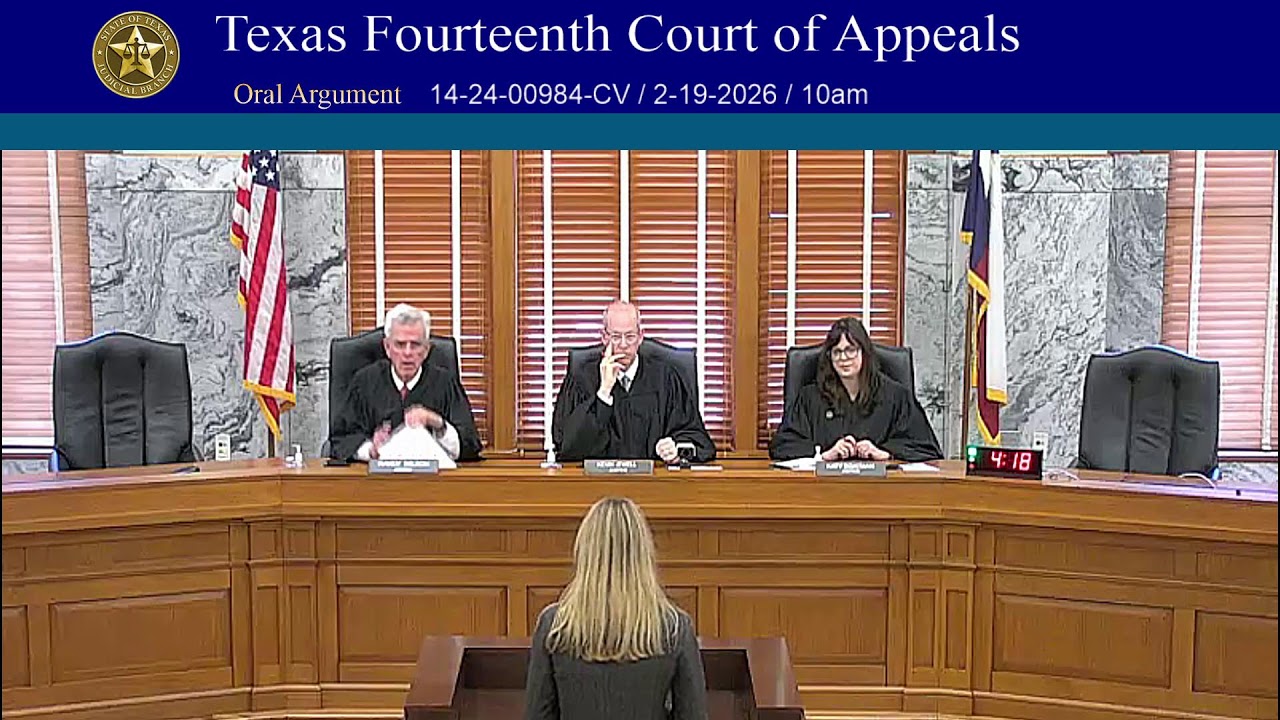 14th Court Oral Argument - 2-19-2026 (10am)