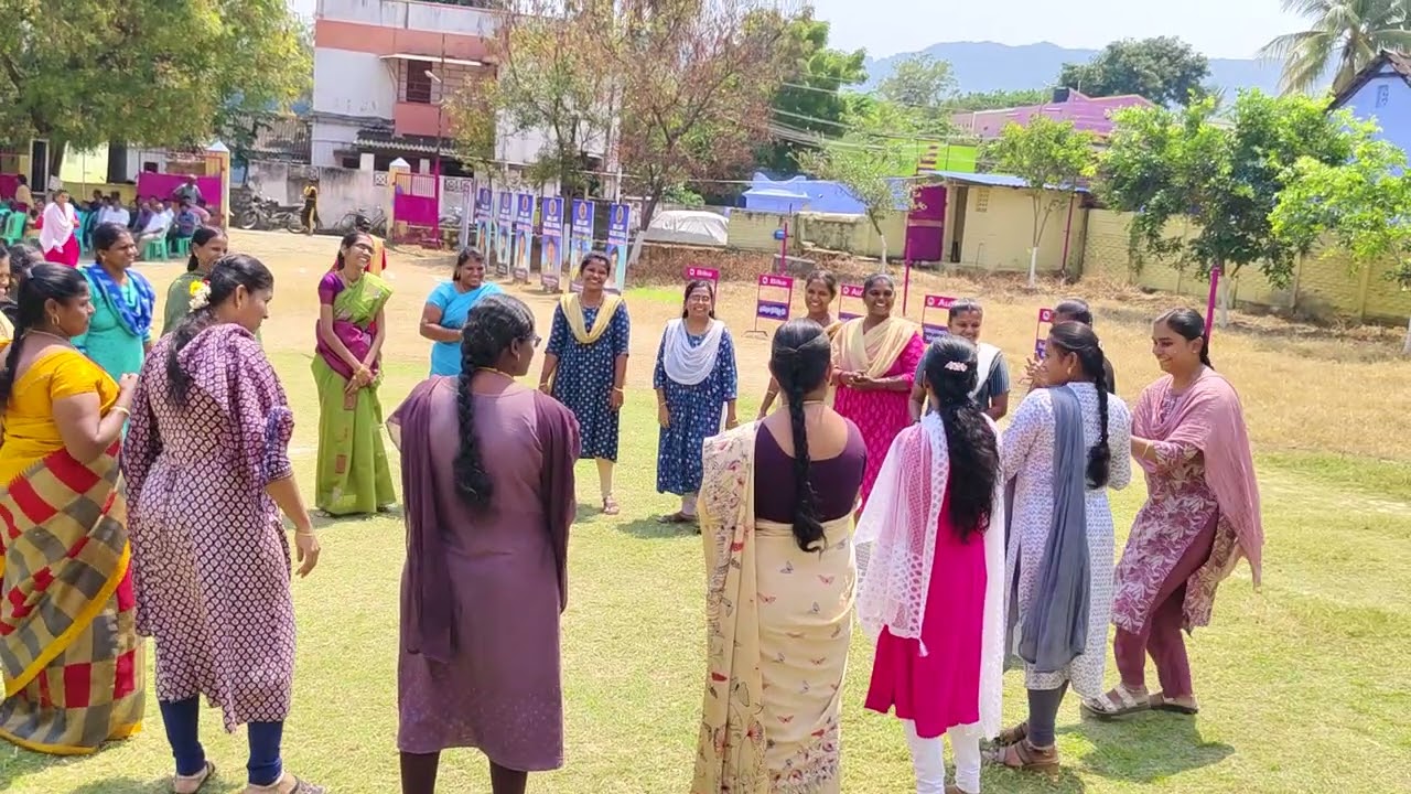 Lady parents sports day celebration 