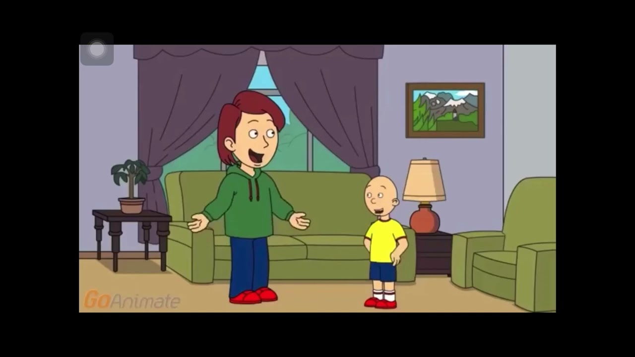 Caillou misbehaves at Walmart and gets grounded 