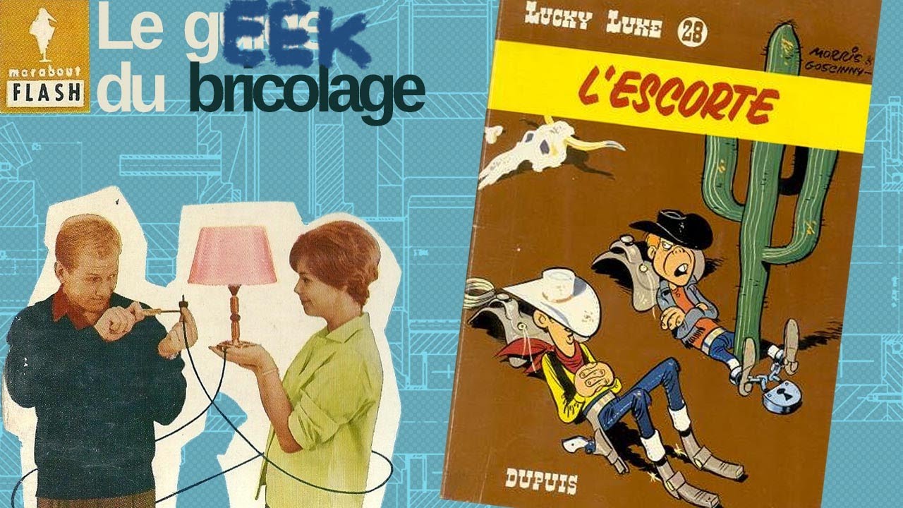 restauration de l'album de lucky luke, l'escorte