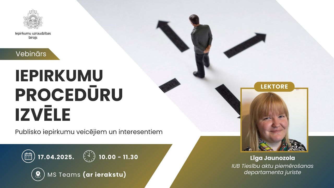Vebinārs iepirkumu veicējiem 