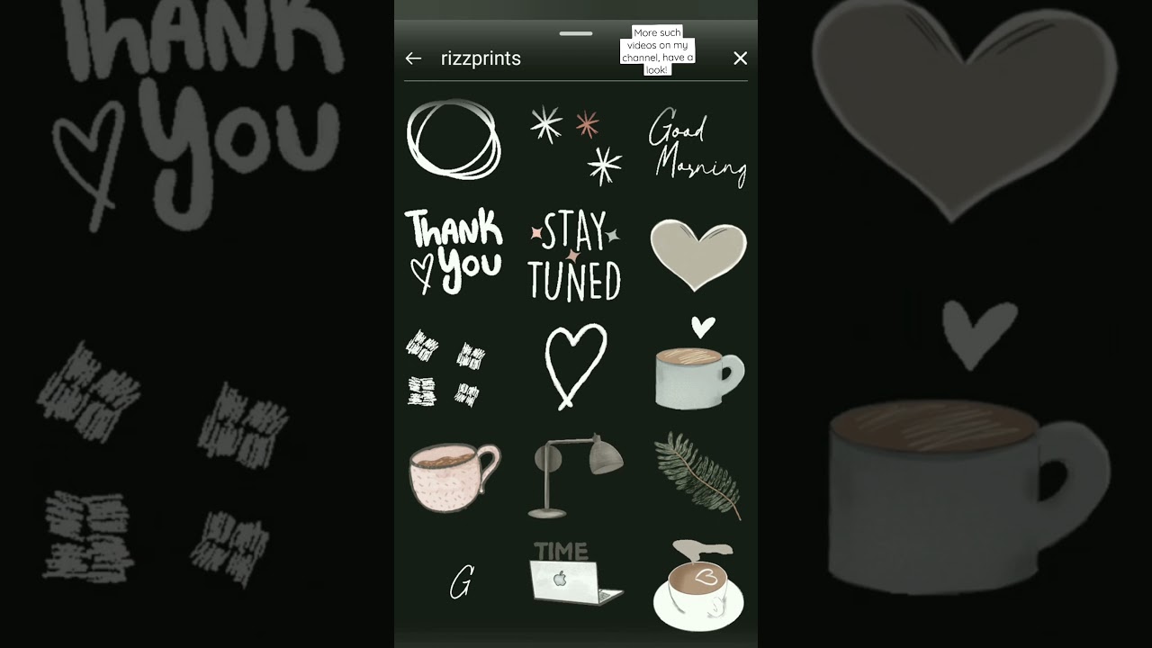 Instagram Aesthetic Story Ideas | Instagram Story Gifs/Stories search ideas | key words for gifs