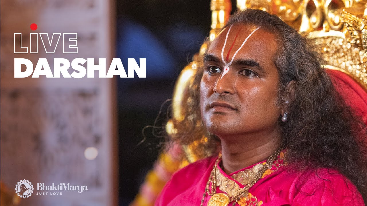 Beginning of Darshan with Paramahamsa Vishwananda - LIVE NOW from South Africa