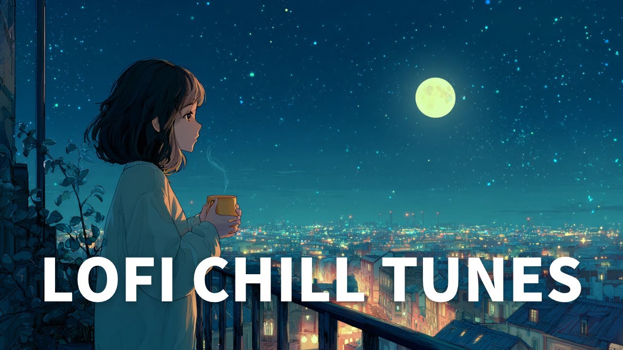【Lo-fi BGM】月明かりの都会🌕 集中できるチルLo-fi｜作業・勉強・夜のリラックスBGM　Moonlit City Nights Chill Lo-Fi Beats for Focus