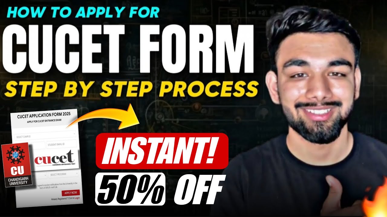 How to Fill CUCET Exam Form?🤔 Chandigarh University Admission Process 2026