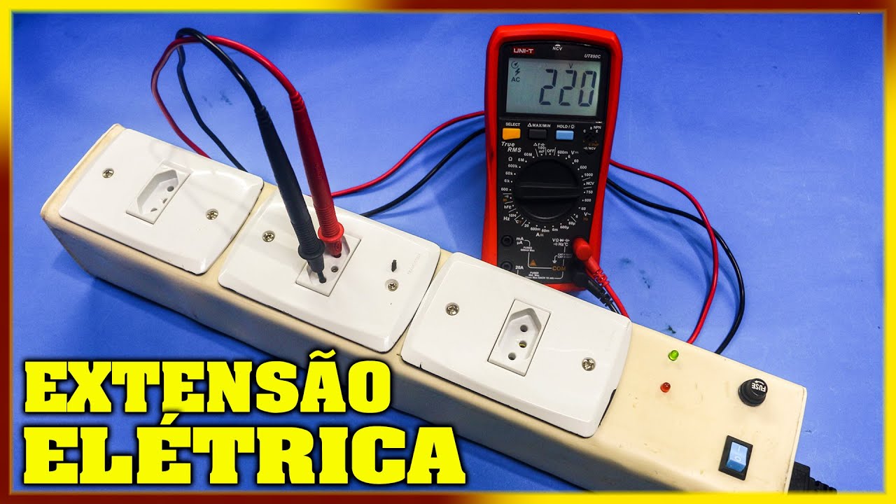 COMO FAZER EXTENSÃO ELÉTRICA CASEIRA COM CANO DE PVC