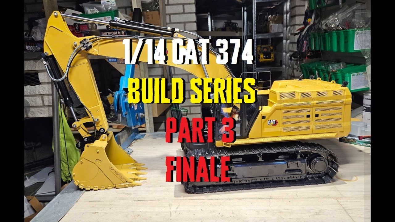 1/14 CAT 374NG &mdash; Серия сборок &mdash; Часть 3, ФИНАЛ