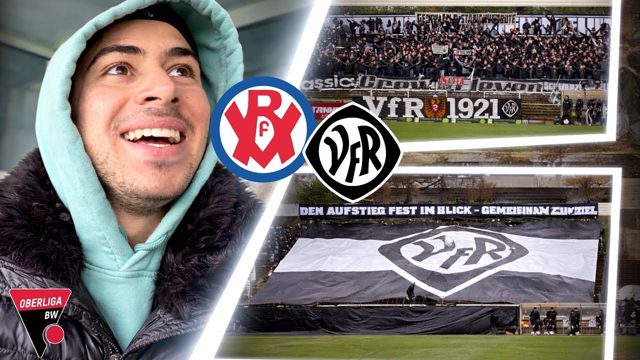 Ich BESUCHE ein Spiel in der 5. LIGA&hellip; und bin BEGEISTERT 🤩🔥| VfR Mannheim vs VfR Aalen | Stadionvlog