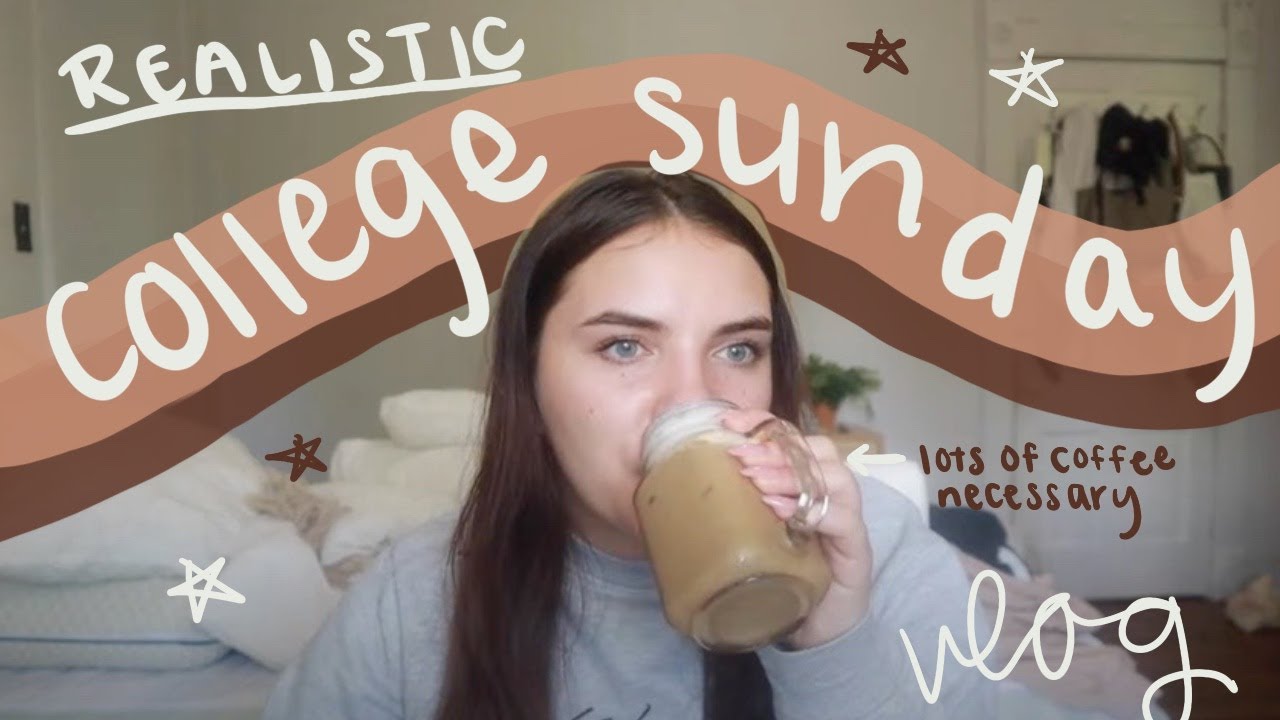 REALISTIC COLLEGE SUNDAY IN MY LIFE (VLOG) | anxiety, planning for finals, & procrastinating