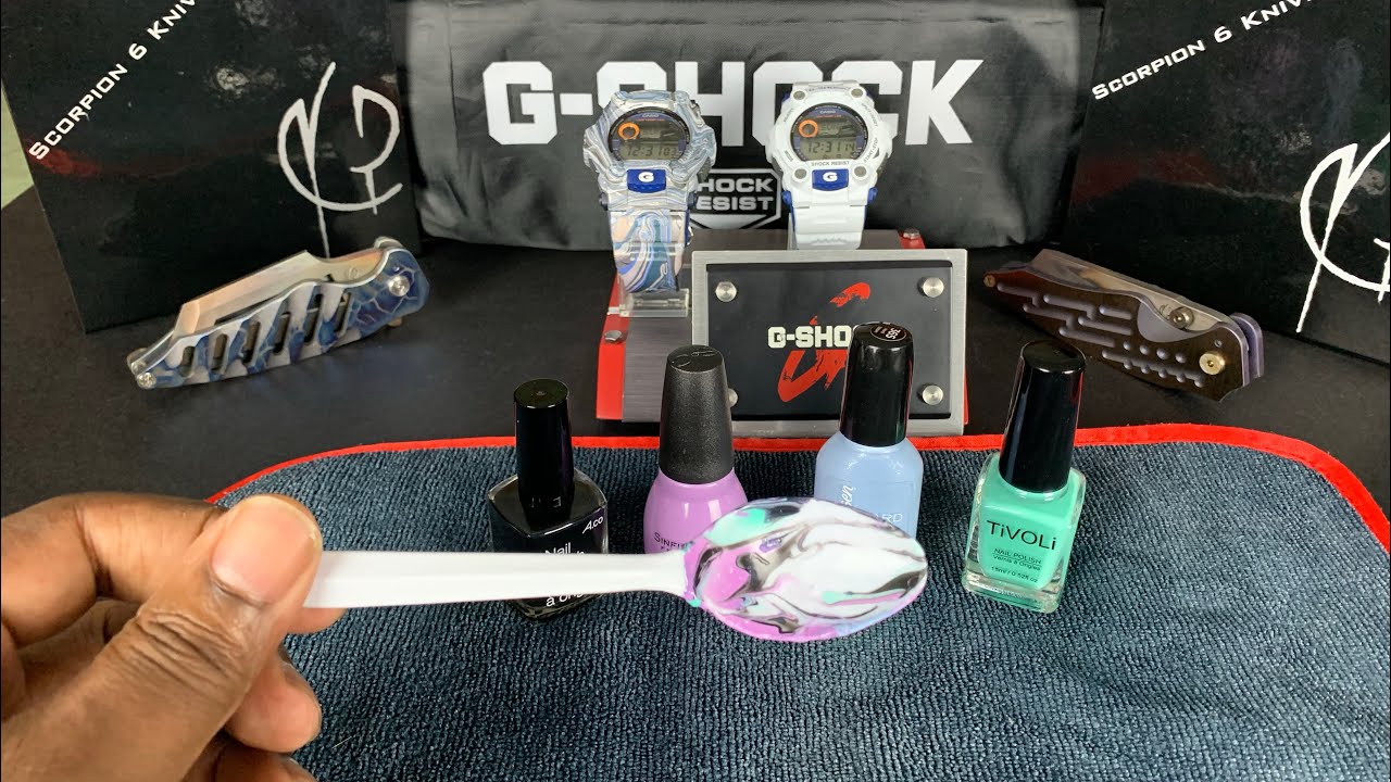 G-Shock mods, Hydro dipping “Water Marbling” your G-Shock