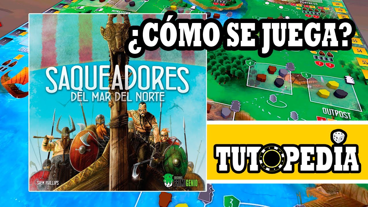 SAQUEADORES DEL MAR DEL NORTE (Juego de Mesa) ➤ Cómo se juega