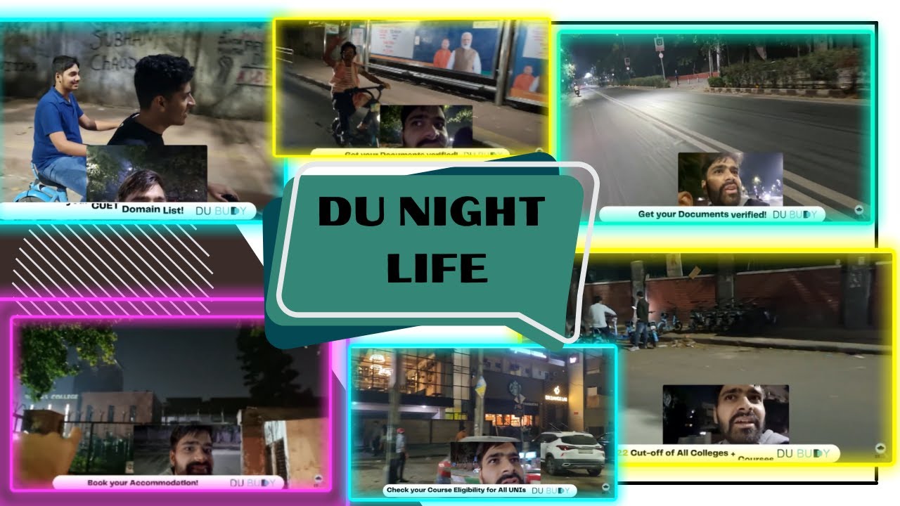 DU North Campus Night Life vlog 2023.