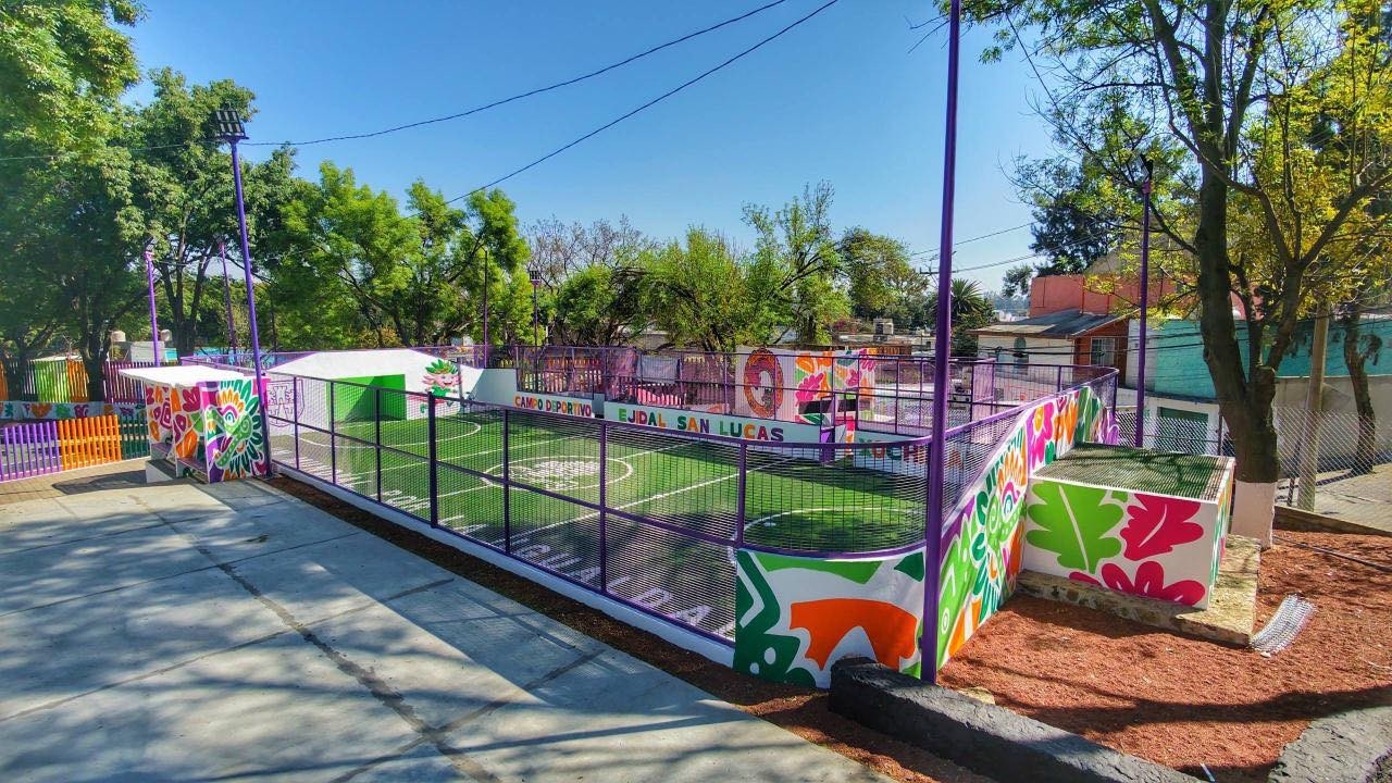 LA PELOTA VUELVE A CASA (REHABILITACIÓN A CANCHAS)  -  PUEBLO DE SAN LUCAS XOCHIMANCA, XOCHIMILCO