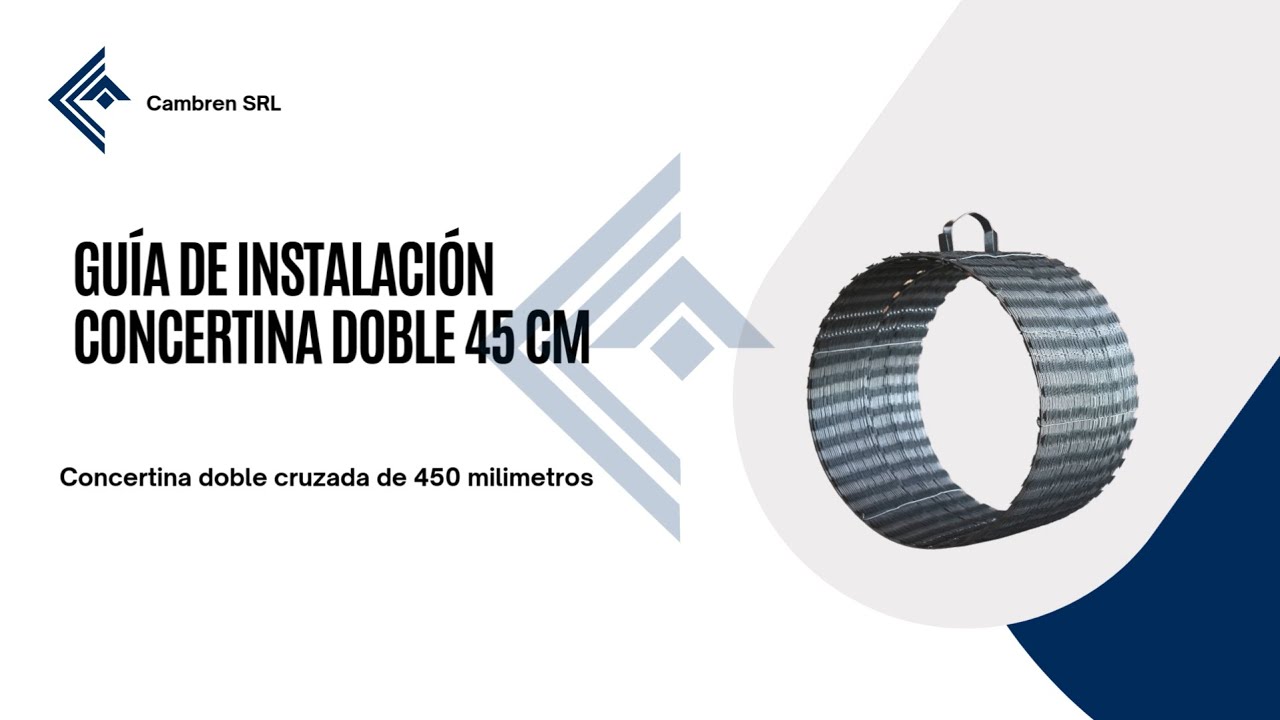 Cómo colocar una concertina cruzada de forma segura y fácil: guía completa