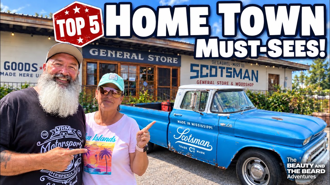 TOP FIVE PLACES TO VISIT in Laurel, Mississippi. Pearl’s Diner lunch EPIC SUMMER ROAD TRIP:Episode 6