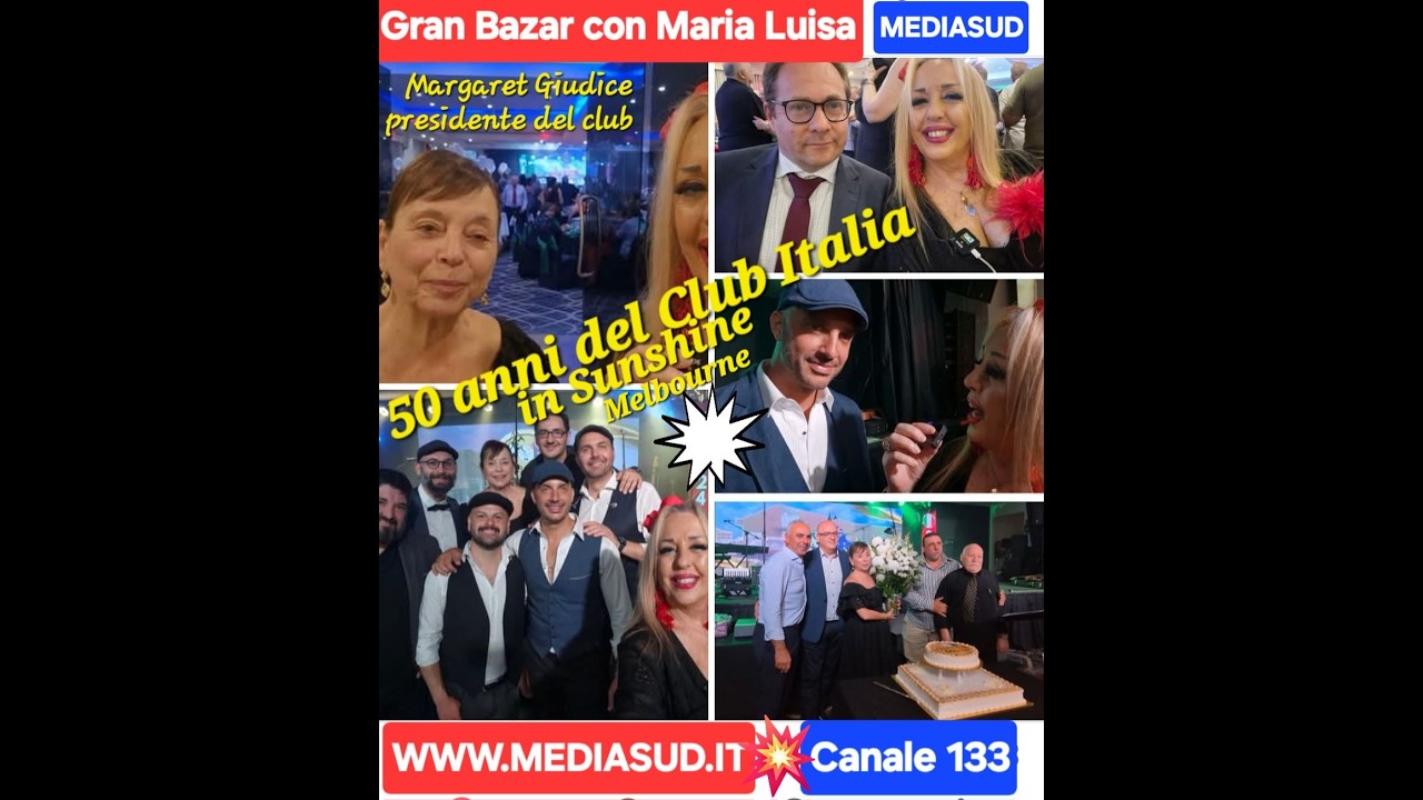 Gran Bazar N.173 - 50 anni di Club Italia Sunshine | La grande festa a Melbourne (Sunshine)