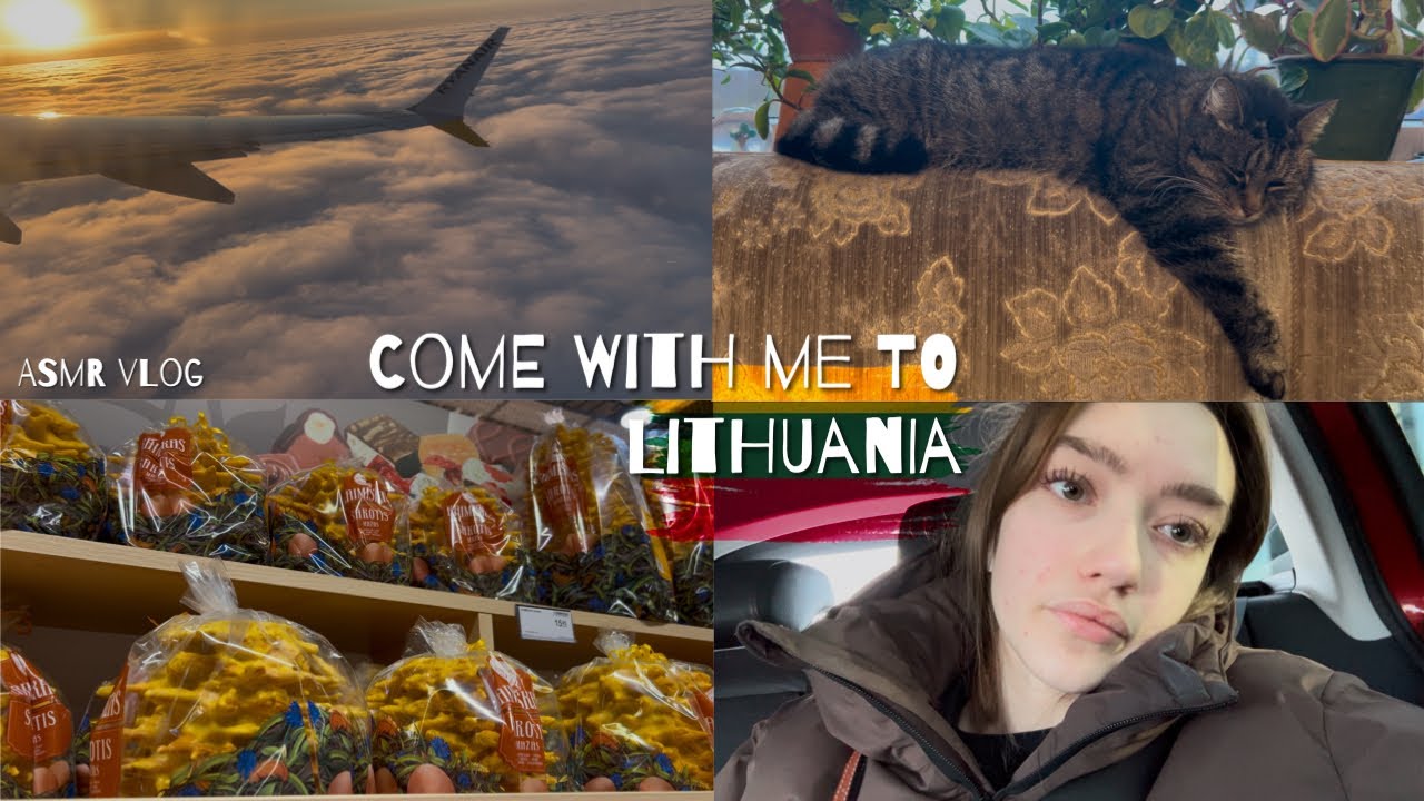 ASMR Travel Vlog | Come to Lithuania with me! | Soft Spoken Whispers