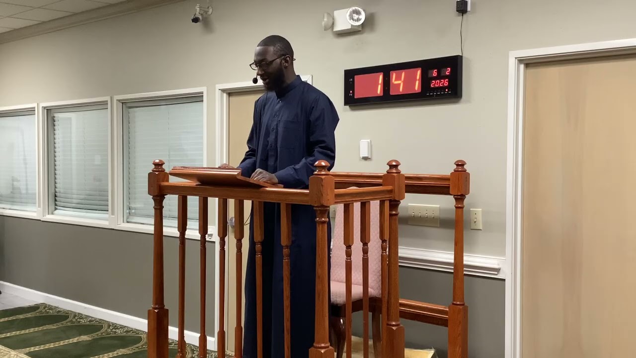 February 6, 2026 Khutbah: Benefits of Repetition in Ramadan by Brother Sulaiman Kabia
