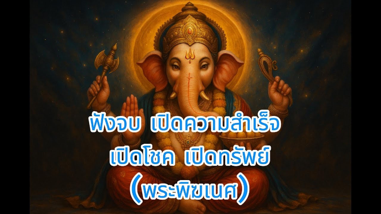 คาถาเปิดความสำเร็จ เปิดทรัพย์ เปิดโชค ปลดหนี้ พรพระพิฆเนศวร