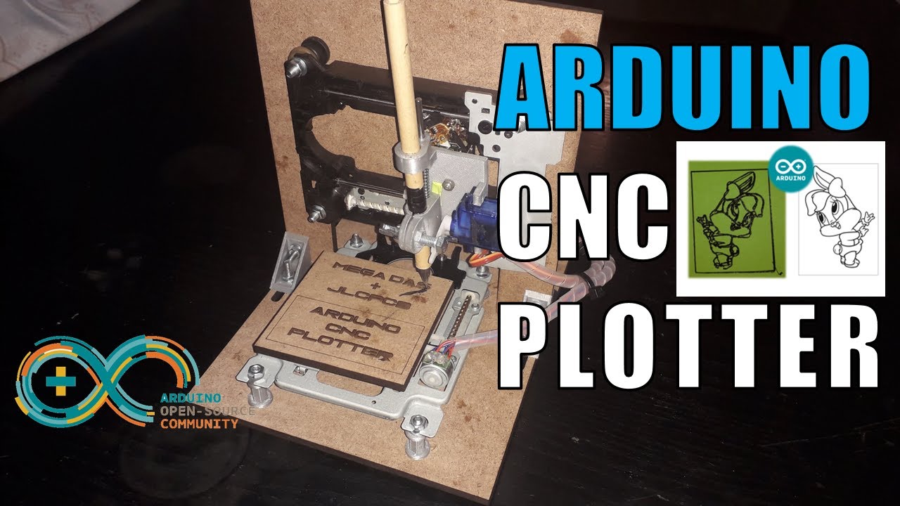 Arduino CNC Plotter (mini drawing machine)