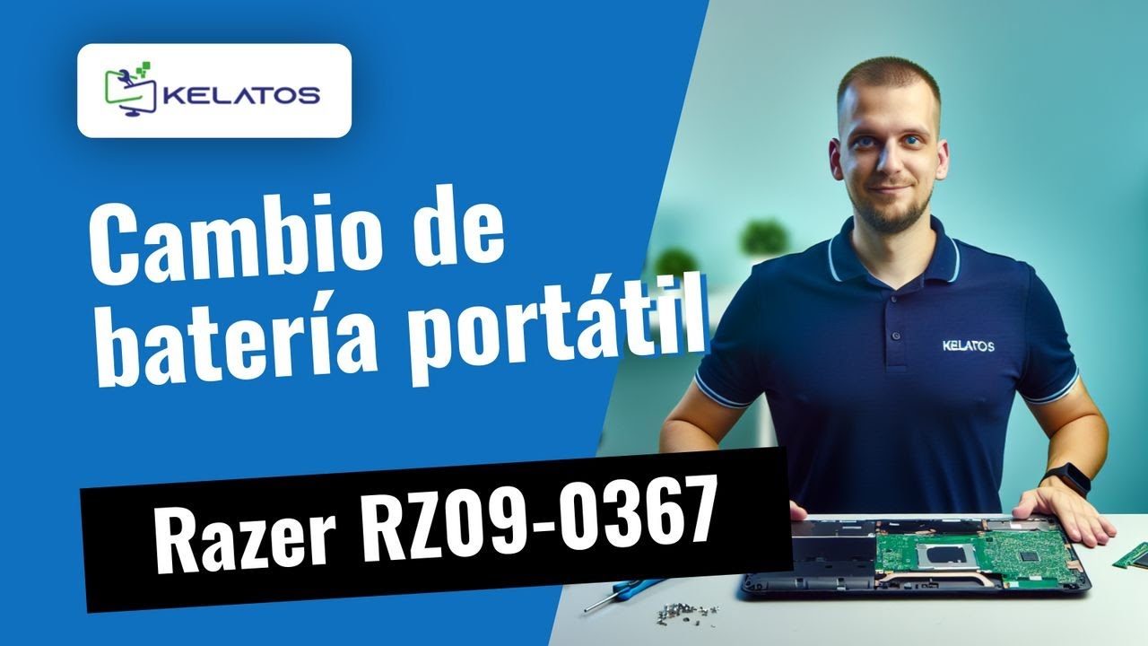 ¿Batería de tu portátil Razer RZ09-0367 no dura? 🔋 Cambio de batería compatible