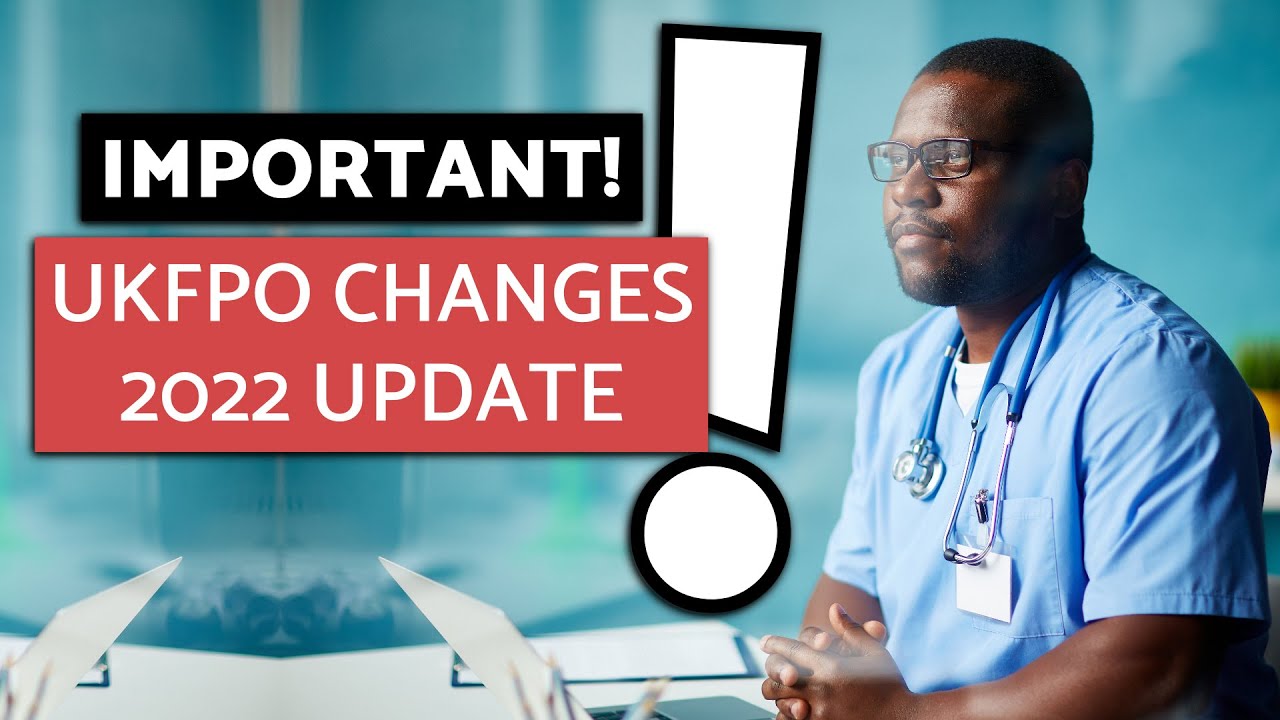 IMPORTANT UKFPO Update FPAS 2022 - Points Change for Final Year Medical STudents
