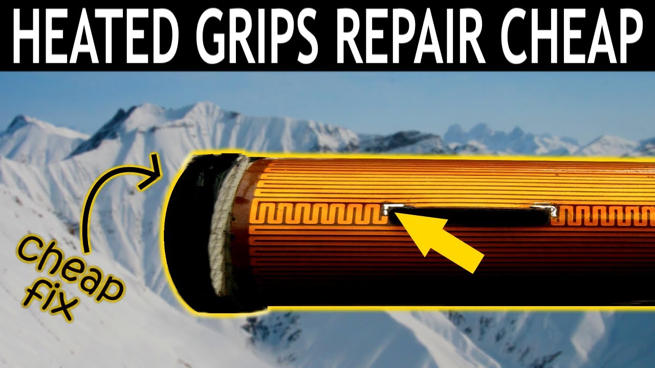 How to Repair Heated Grips Cheap BMW R1200/F800 (including replacement rubber) ** NEW **