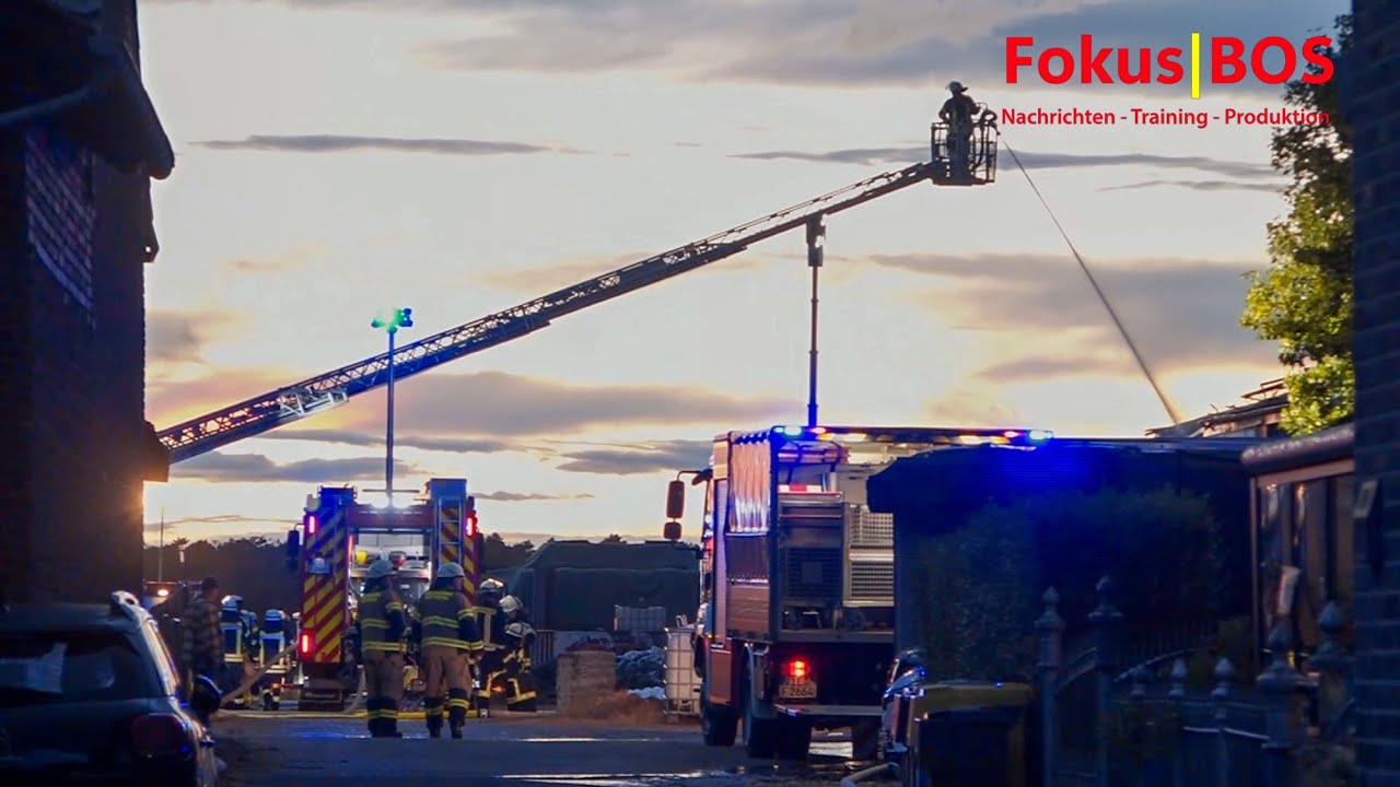 Großbrand auf Bauernhof in Schwalmtal! Mehr als 150 Kräfte im Löscheinsatz | 29.08.2025
