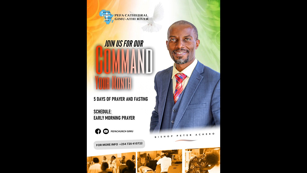 Welcome to Our Morning Glory || Minister: Bishop Peter Achero  || COMMAND YOUR MONTH //  05/03/26