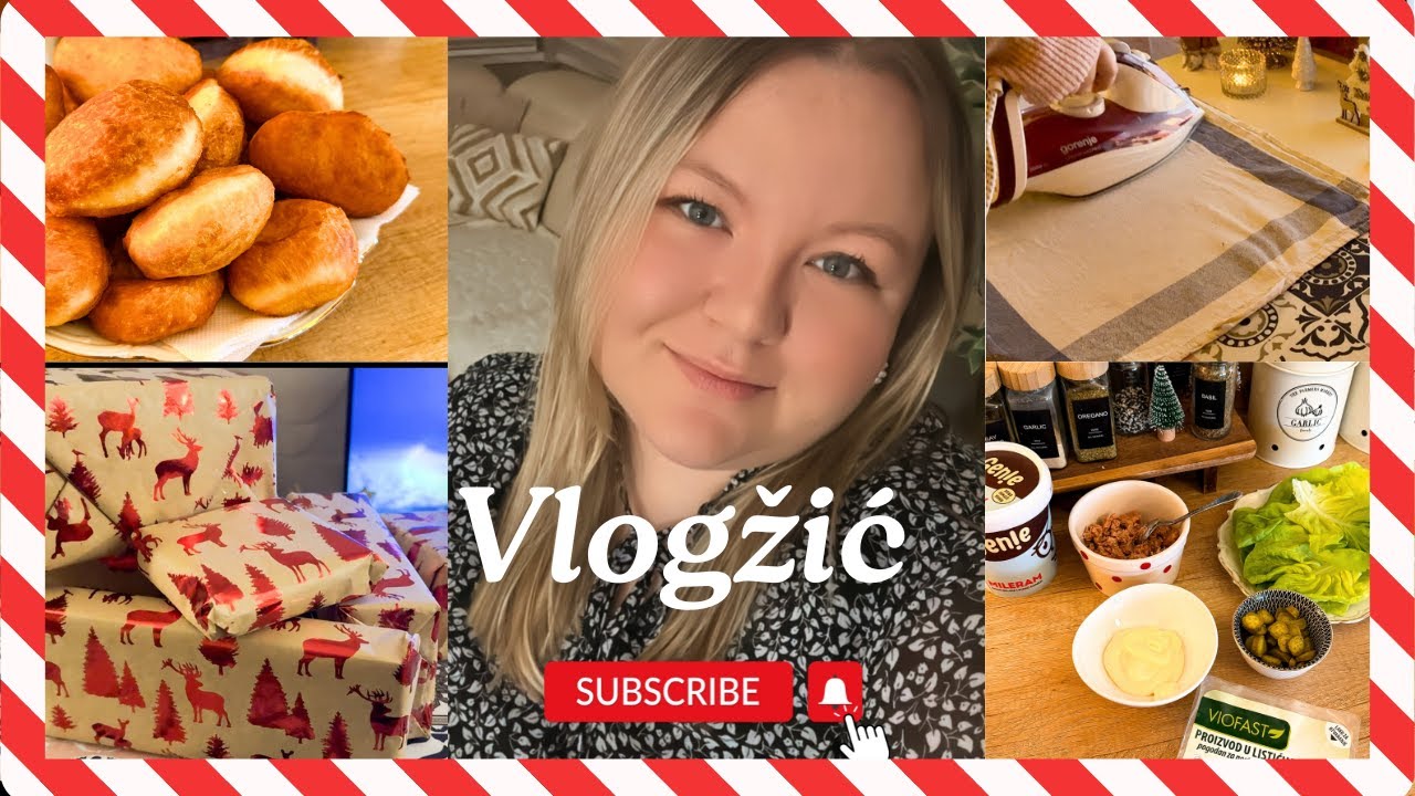 VLOGŽIĆ #3: Toplina doma u decembru, mesim savršene posne krofne + mali kućni rituali