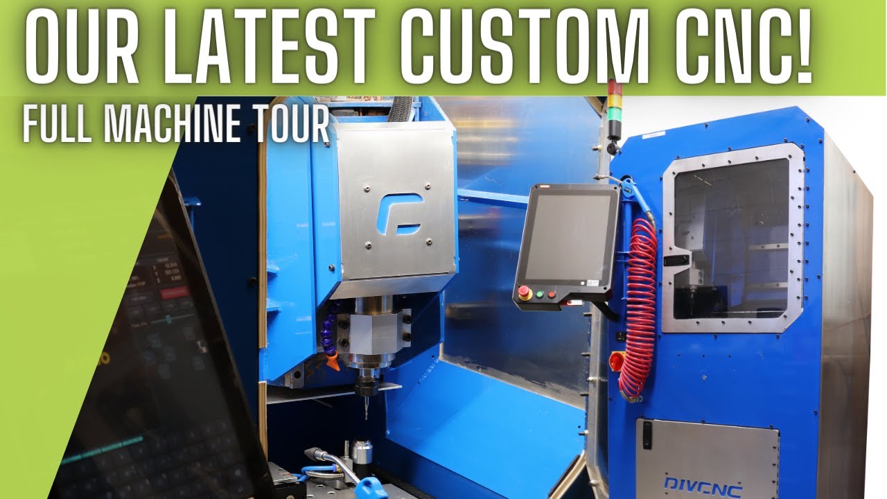 We Built Another CNC! Completely New Design - Full Tour