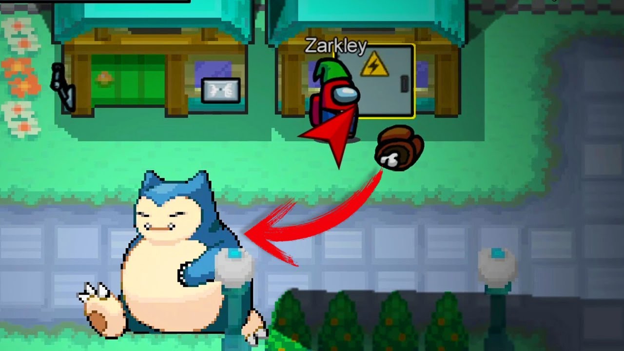 *NUEVO IMPOSTOR SNORLAX en un MAPA de POKEMON en AMONG US*