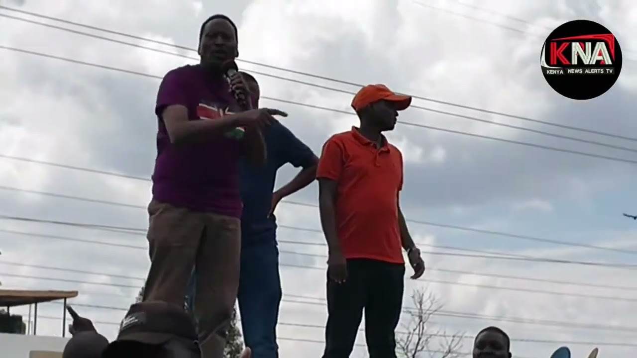INCREDIBLE! SENATOR ONYOKA INJECTING IN SUPPORT OF SIFUNA LIVE IN KAKAMEGA