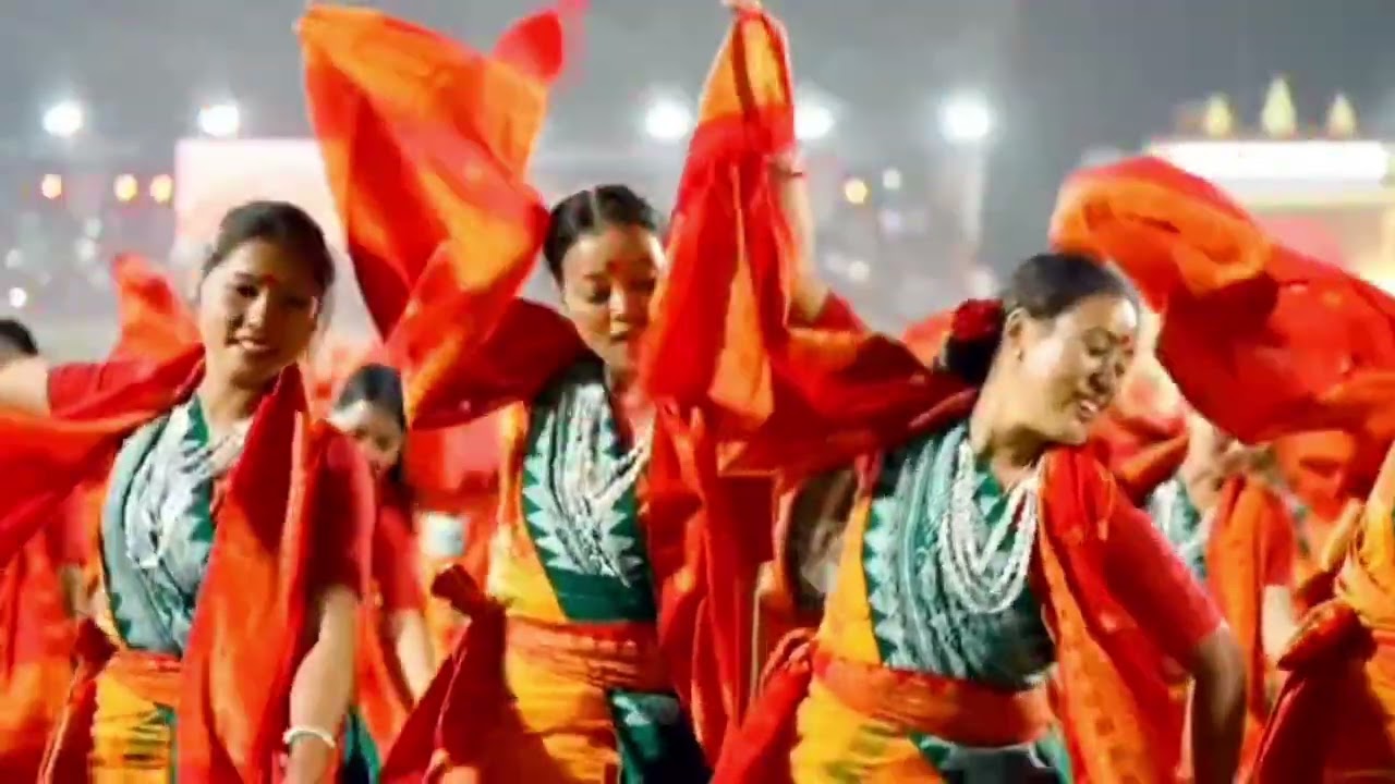 10,000 DANCERS PERFORMED TOGETHER AT ASSAM बागुरुम्बा DWHOW TRADITIONAL FOLK DANCE.